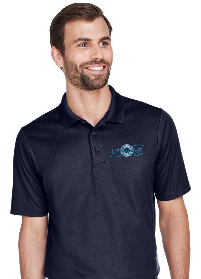 MEN'S CROWN LUX PERFORMACE PLAITED POLO
