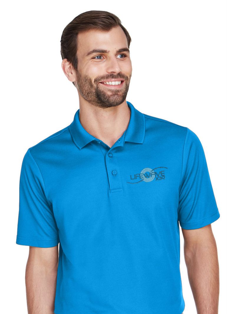 MEN'S CROWN LUX PERFORMACE PLAITED POLO